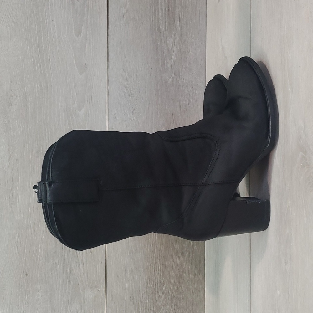 Born Women Allegra Leather Comfort Heels shoes boots sz 8 - Picture 2 of 15